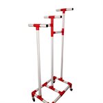 Chariot de rangement en PVC pour cordes à sauter et cerceaux
