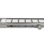 Haie Going One en aluminium extrudé, 5 hauteurs de 30" à 42"