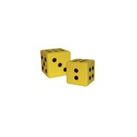 Pair of foam dice 3" (7.7 cm)