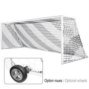 Paire de buts de soccer séniors Kwik Goal® Evo 2.1 Evolution, poteaux ronds, 8' x 24' x 3' x 9' 