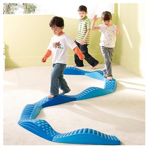 Parcours tactile WePlay, 8 pièces, bleues 