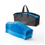 Parcours tactile WePlay, 8 pièces, bleues 