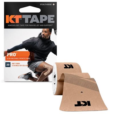 Pro Kinesio Tape Pre-Cut Roll, Beige