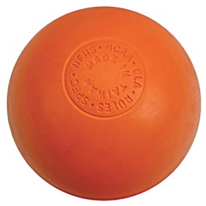 Balle de lacrosse officielle orange