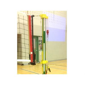 Poteau de centre Laurentian Athletics pour 4 sports en acier, 1-7 / 8"