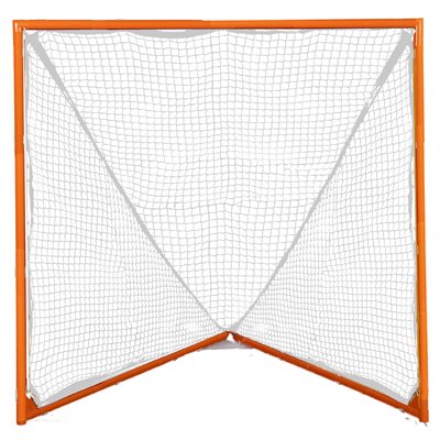 But de lacrosse de compétition en acier avec filet, 6' X 6' X 7'