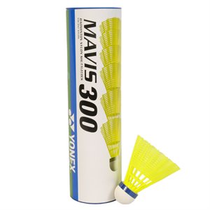 12 volants de badminton, jaunes