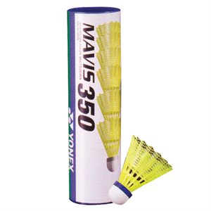 12 volants de badminton, jaunes