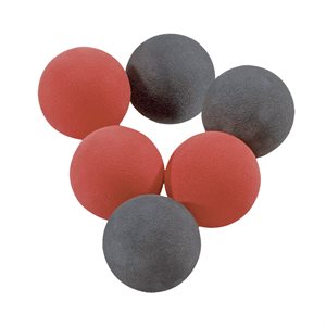6 balles en EVA pour mini-hockey