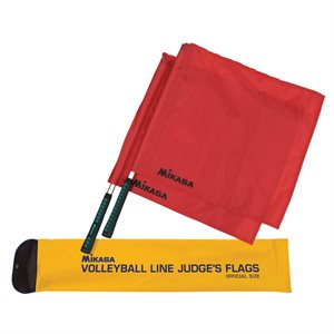 Paire de drapeaux de juge de ligne volleyball Mikasa