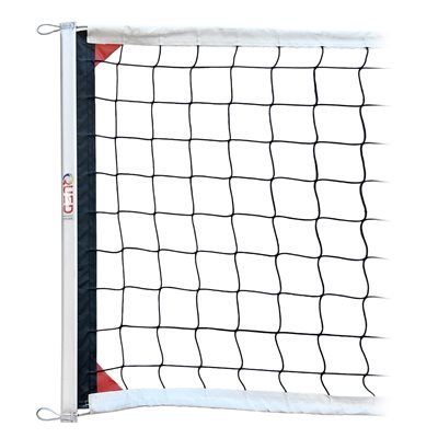 Filet de volleyball, 1 pièce, bande aluminium, 32' Filet de volleyball, 1 pièce, bande aluminium, 32'