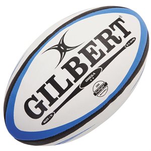 Ballon de rugby de partie en caoutchouc Gilbert Omega, #5