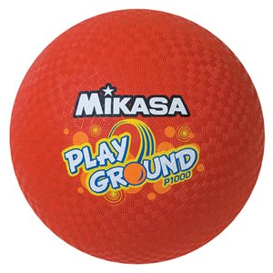 Ballon de jeu en caoutchouc rouge Mikasa PlayGround, 25 cm (10")