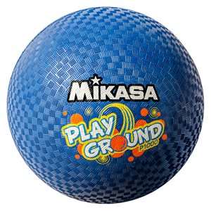 Ballon de jeu en caoutchouc bleu Mikasa PlayGround, 25 cm (10")