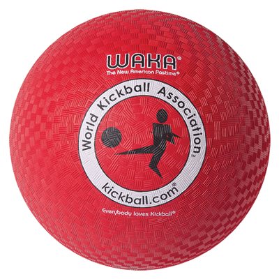 Ballon officiel de kickball rouge Mikasa Waka Ballon officiel de kickball rouge Mikasa Waka