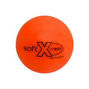 Balle de jeu en vinyle orange Softex, 3"