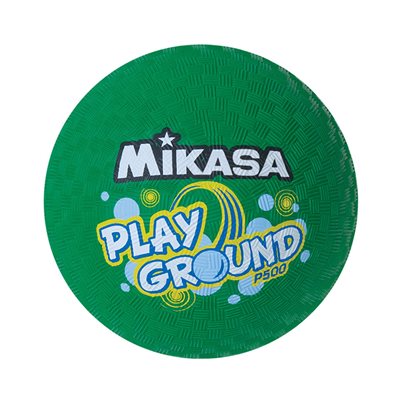 Ballon de jeu en caoutchouc vert Mikasa PlayGround, 13 cm (5")
