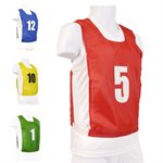 12 dossards JUNIOR numérotés #1-12