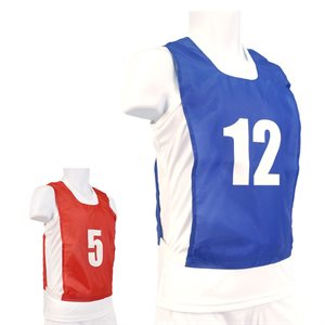 15 dossards JUNIOR numérotés #1-15