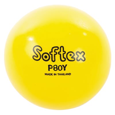 Balle de jeu en vinyle jaune Softex Balle de jeu en vinyle jaune Softex
