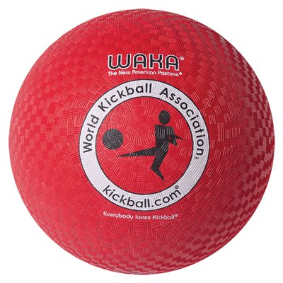 Ballon officiel de kickball rouge Mikasa Waka