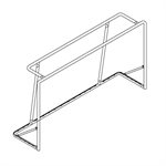 Paire de buts de soccer en acier, 6-½' x 12' x 2' x 3'3"