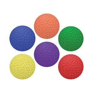 6 ballons texturés Easy Grip, 3-½"