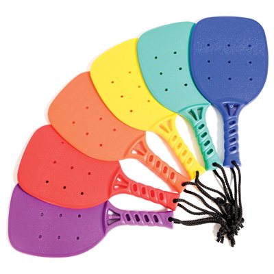6 raquettes de pickleball en plastique, 15"