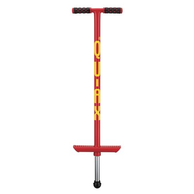 Bâton sauteur QU-AX, capacité de 30 kg (66 lb), rouge