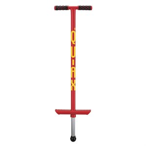 Bâton sauteur QU-AX, capacité de 30 kg (66 lb), rouge