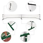 Ensemble de filet de pickleball portable Champion, 6,7 m (22')
