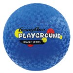 Ballon de jeu en caoutchouc résistant bleu