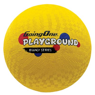 Ballon de jeu en caoutchouc résistant jaune Ballon de jeu en caoutchouc résistant jaune