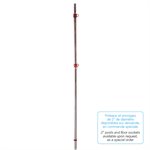 Poteau de volleyball simple, sans treuil, 4,8 cm (1-7 / 8")