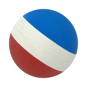 Balle rebondissante en caoutchouc et mousse haute densité, 3"