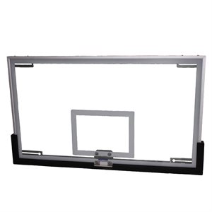 Rectangular Glass Basketball Backboard, Front Mount