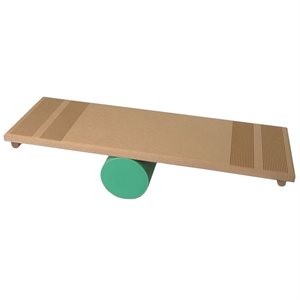 Planche d'équilibre Rolla Bolla en bois, 29" x 10"