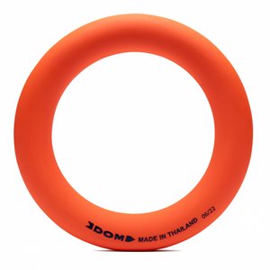 Anneau de ringuette DOM en caoutchouc plein, 16,5 cm (6-½")
