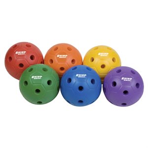 6 ballons de soccer creux en mousse, 6"