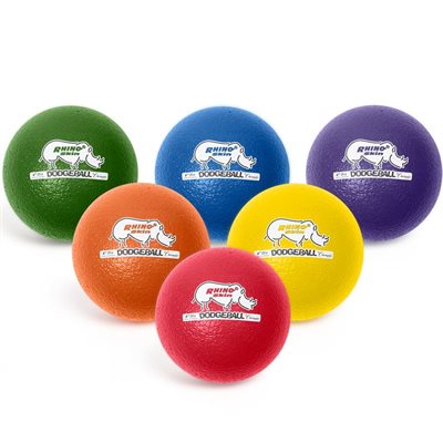 6 ballons de dodgeball Rhino Skin en mousse