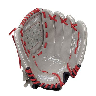 Gant de baseball et balle-molle Rawlings Sure Catch junior en cuir, 11"