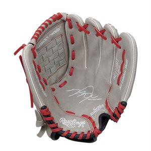 Gant de baseball et balle-molle Rawlings Sure Catch junior en cuir, 28 cm (11")