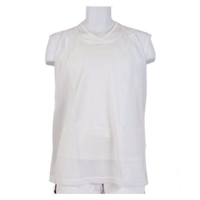 Going One White Mesh Pinnie