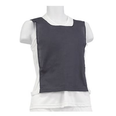 Dossard en coton noir avec élastique et velcro pour enfants Dossard en coton noir avec élastique et velcro pour enfants