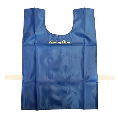 Dossard en nylon avec élastique et velcro Going One pour adulte, bleu