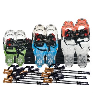 Ens. de raquettes à neige junior