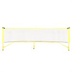 Filet et poteaux de tennis et volleyball portatifs en aluminium