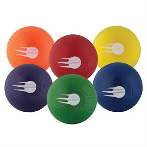 6 ballons de soccer en caoutchouc doux Speedskin, 8"
