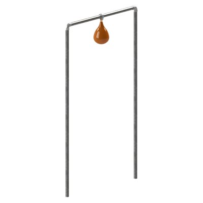 Structure de ballon-poire simple permanente, 50" x 70"