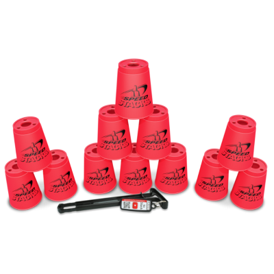 12 gobelets Speed Stacks, roses